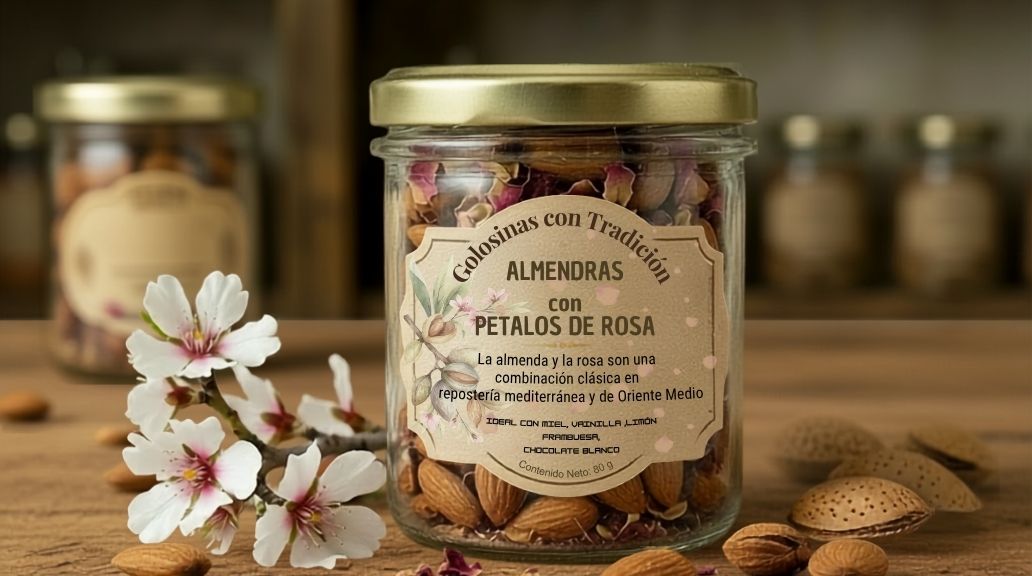 Almendra Marcona · Tarro con Rosa